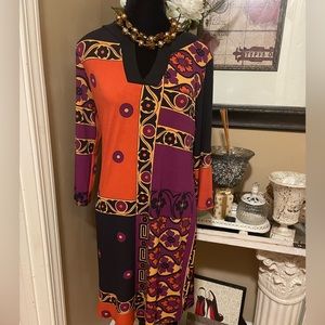 Tiana B dress size med,  beautiful bright colors